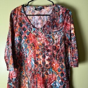 Onque casual Multicolor Women's Top size PXL